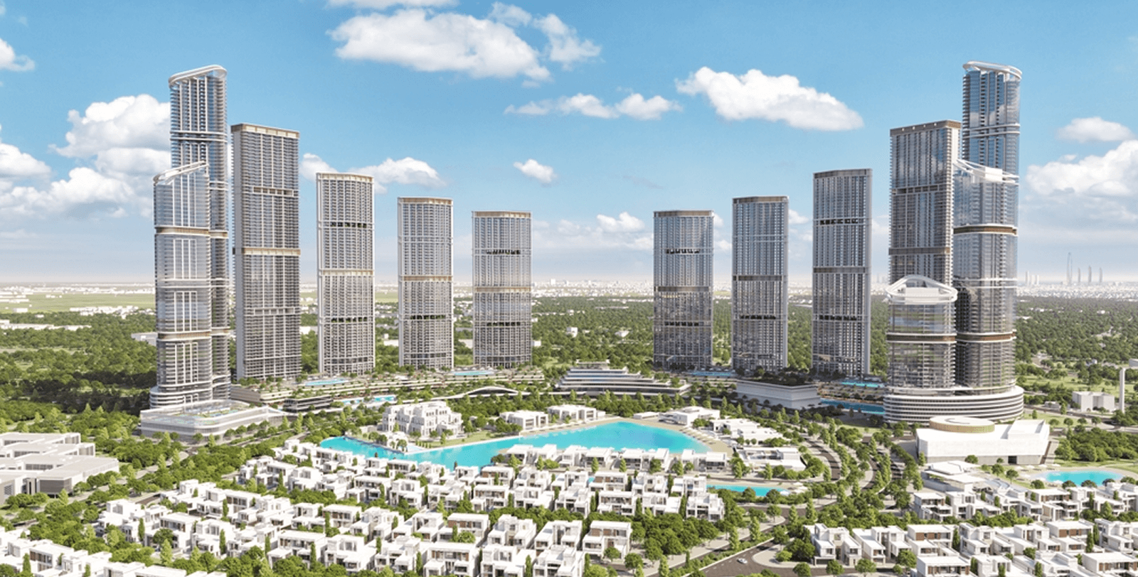 Modern residential development